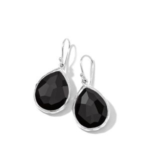 IPPOLITA Rock Candy Onyx Teardrop Earrings in Sterling Silver
